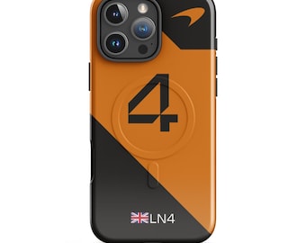 Lando Norris McLaren F1 2025 LN4 Racing Design iPhone Case
