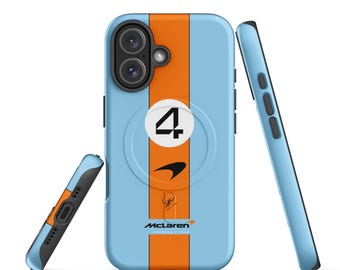 McLaren Gulf Livery Sepecial Edition F1 Lando Norris iPhone Case