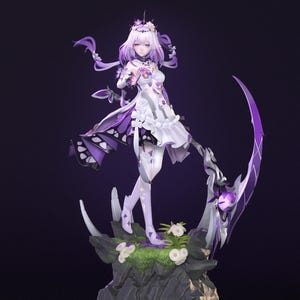 Castorice de Honkai Star Rail - Modèle STL pour impression 3D de figurines en résine - Diorama de haute qualité