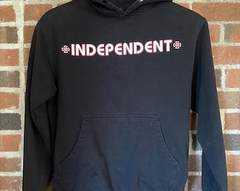 Vintage 1990s Independent Truck Company Graphic Hoodie / 90s