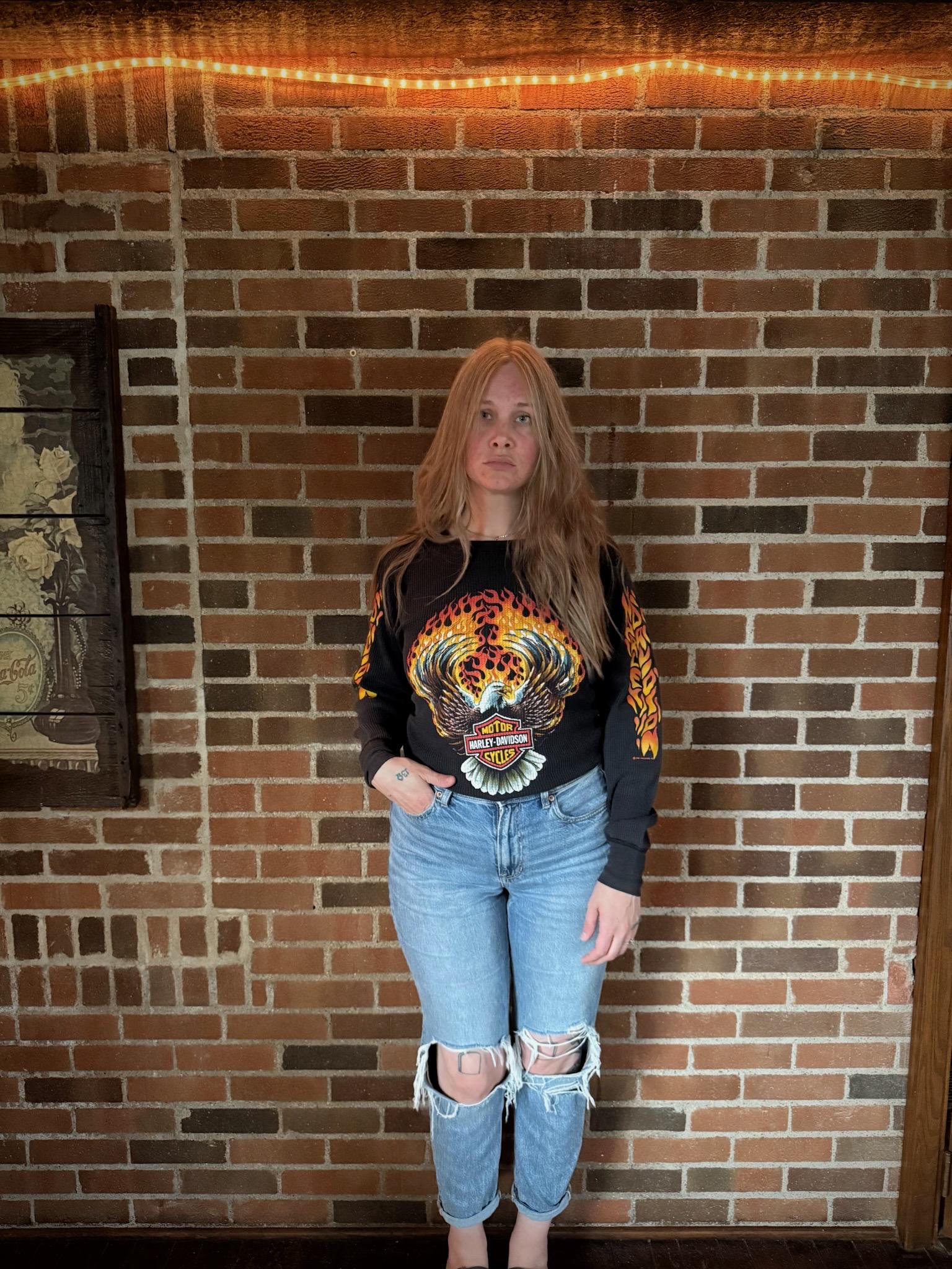 1990 Harley Davidson Vintage Thermal - Etsy