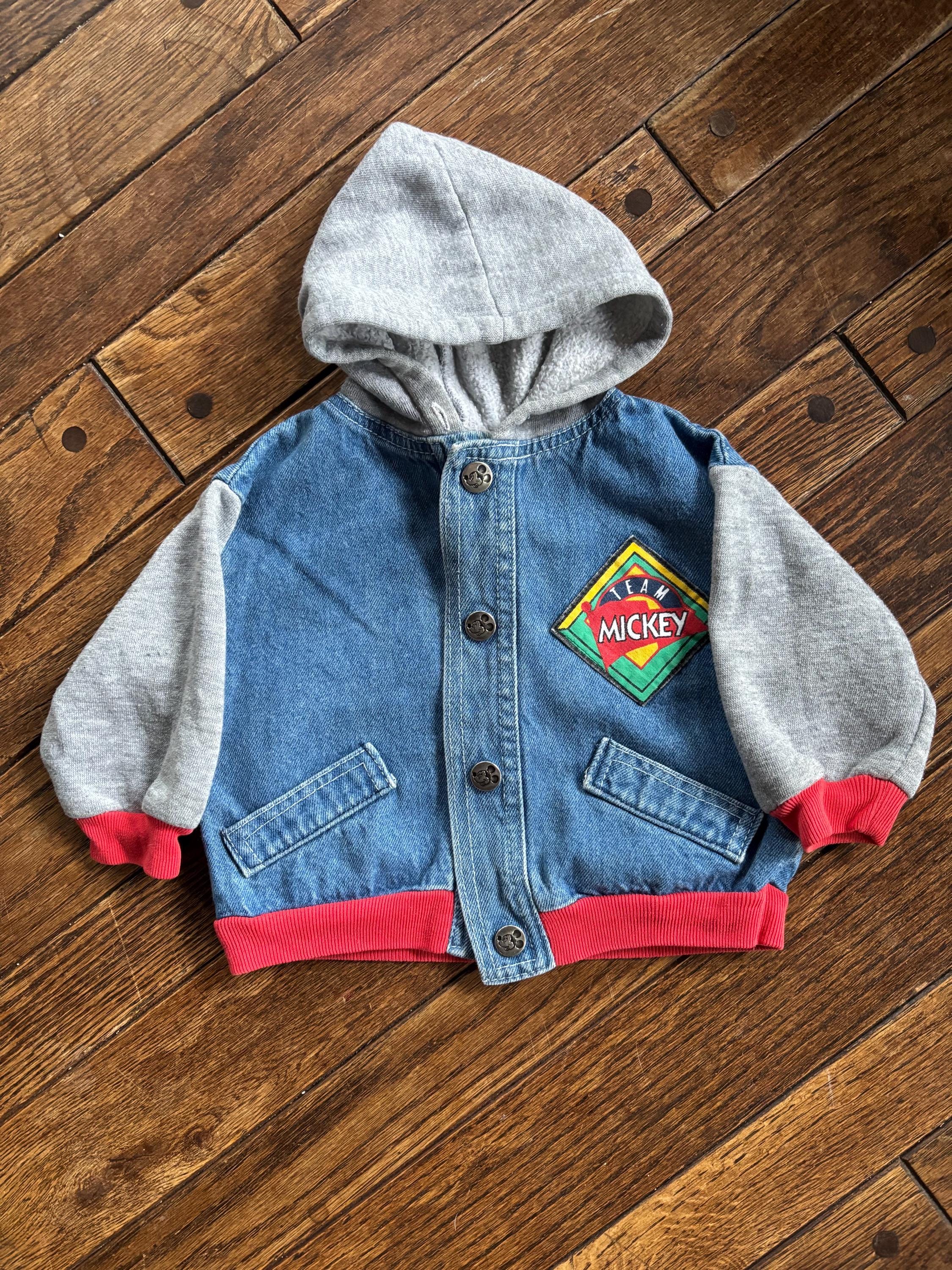 Vintage Mickey Mouse Denim Jacket - Etsy