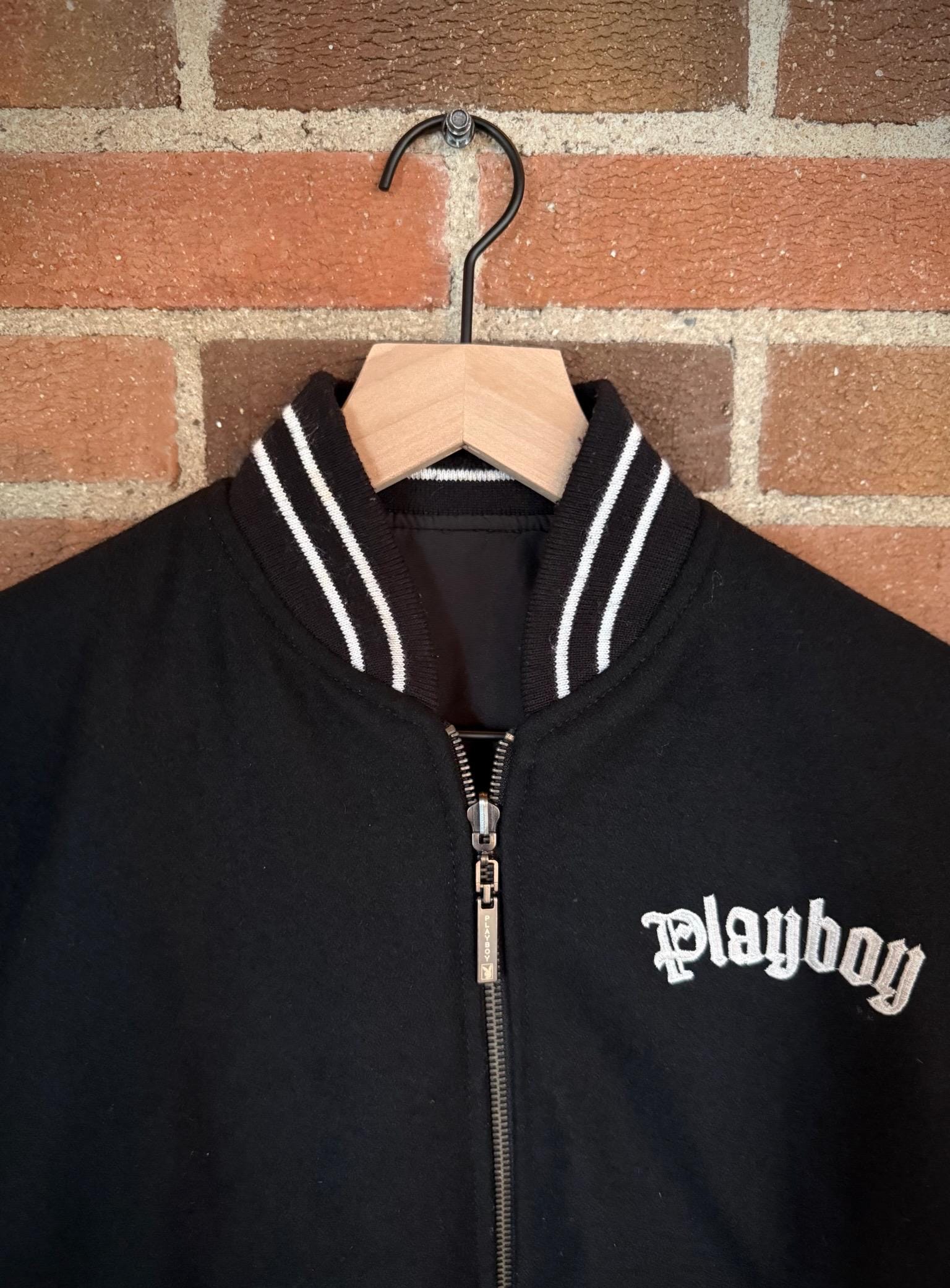 90's PLAYBOY Bomber Jacket - Etsy