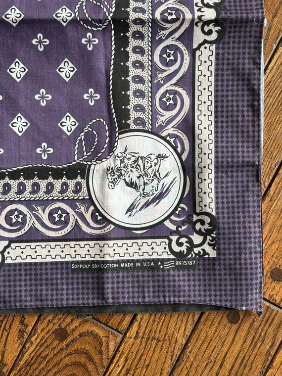 ▪️40’s【COWBOY】 VINTAGE BANDANA Vintage Western Bandana