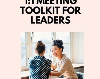 1:1 Meeting Toolkit for Managers | Printable Agenda, Coaching Prompts & Follow-Up Tracker