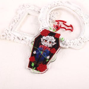 BG3 Baldurs Gate Astarion Vampire Keychain DnD Fanmade