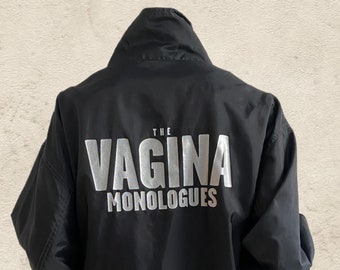 Vintage Late 90s/Y2K The Vagina Monologues Theatre Windbreaker Jacket (L)