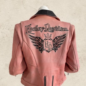 Womens pink harley davidson jacket online