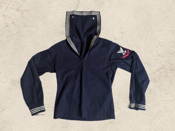 Vintage 1940s WWII Era US Navy Sailor Pullover Uniform