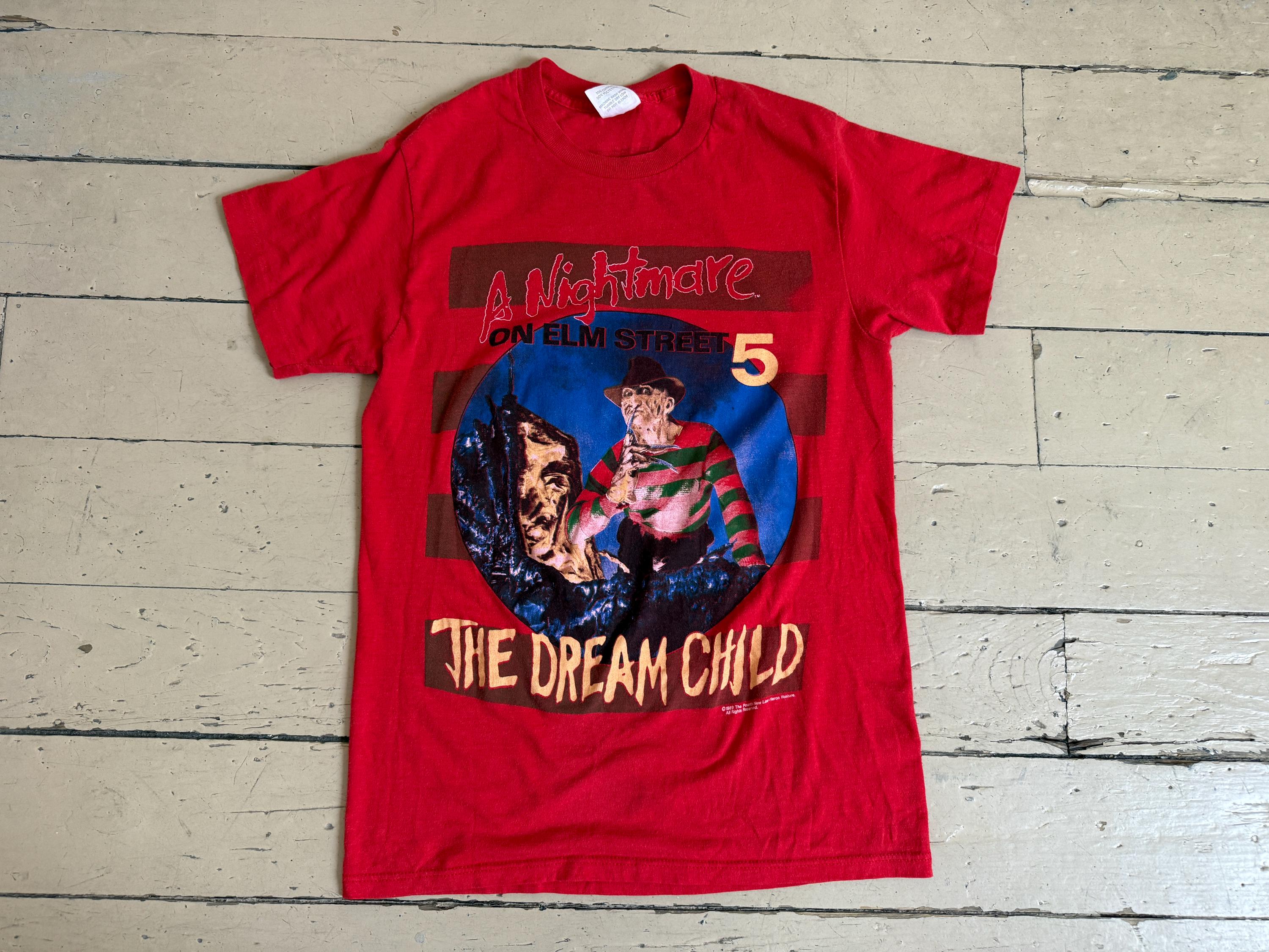 希少なヴィンテージ公式エルム街の悪夢1989 Tシャツ - Etsy 日本