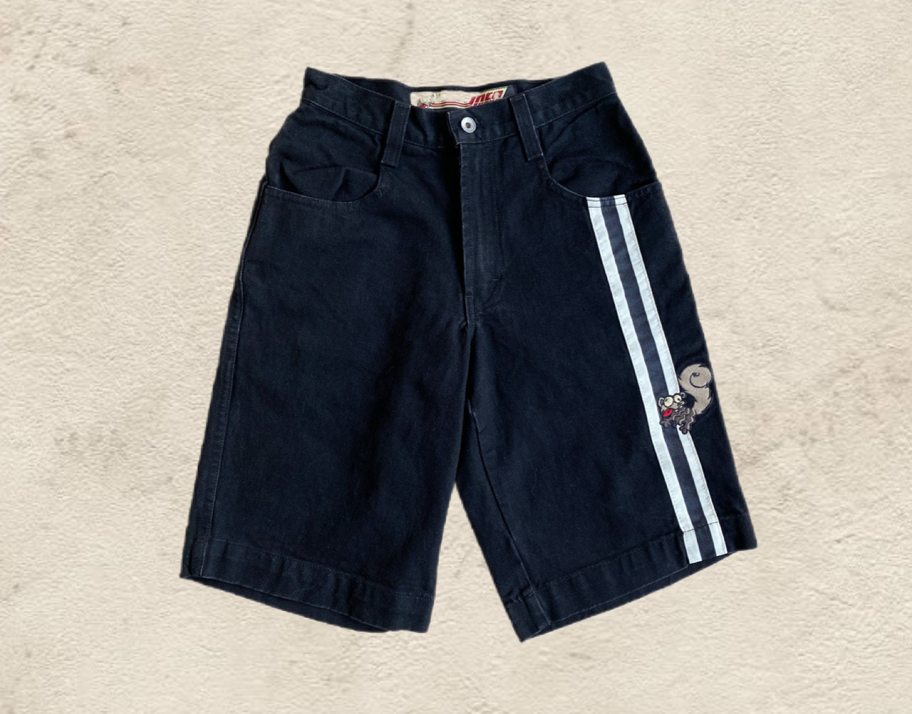 Vintage 1990s JNCO Roadkill Stripe Denim Jorts (W28) - Etsy