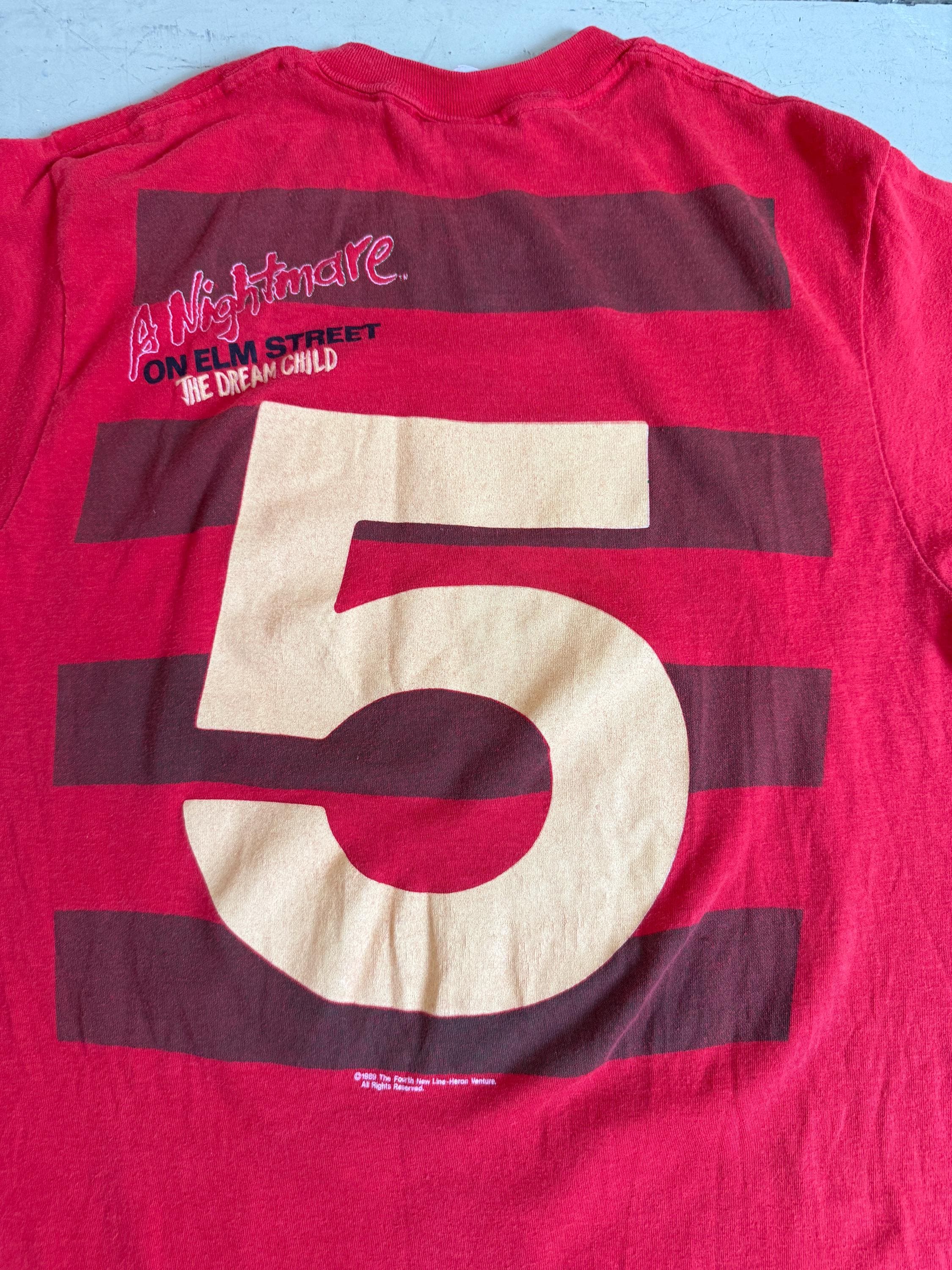 希少なヴィンテージ公式エルム街の悪夢1989 Tシャツ - Etsy 日本
