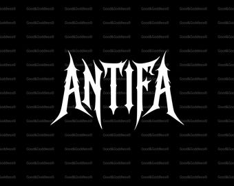 Archivo SVG de Antifa: Diseño llamativo (descarga digital)
