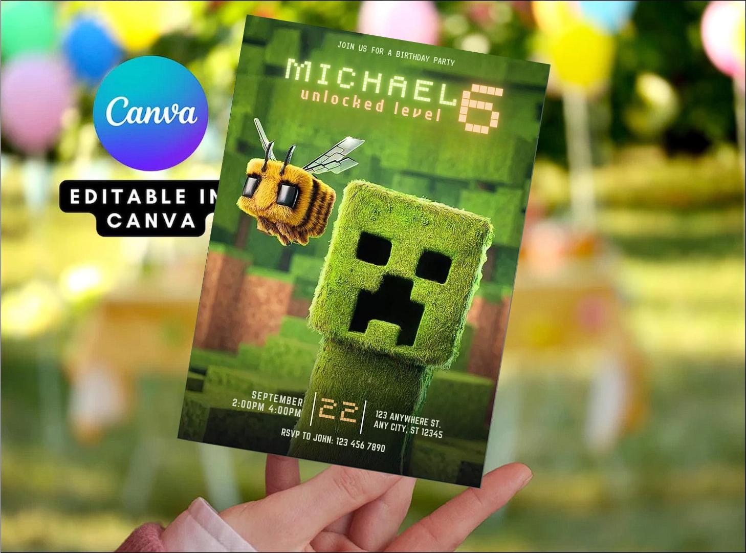 Editable Canva Invite (General)