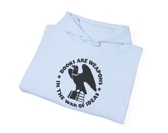 Books Are Weapons Hoodie | The Brooklyn Public Library At War