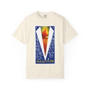 United for Victory T-Shirt | WWII V for Victory image 9