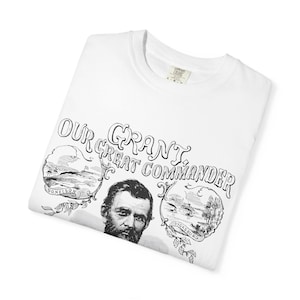 Vintage Ulysses S Grant Engraved T-shirt, Civil War History Tee, Union Army General Shirt, Historical Military Clothing, Patriotic American