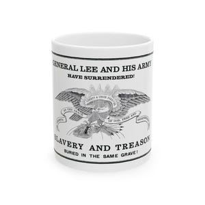 Vintage Inspired Ceramic Mug - Historical Union Patriotism, Perfect for Coffee Lovers, Gifts for History Buffs, Home Decor