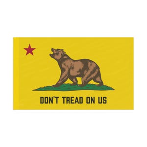 Bandiera della California, orso ruggente, protesta contro l'ICE, bandiera bifacciale, bandiera di Gadsden, regalo per attivista politico, manifestante