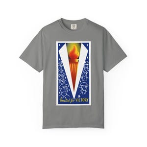 United for Victory T-Shirt | WWII V for Victory image 1