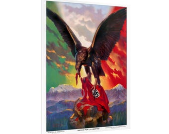Mexico Por La Libertad | 1942 WWII Mexican Propaganda Poster