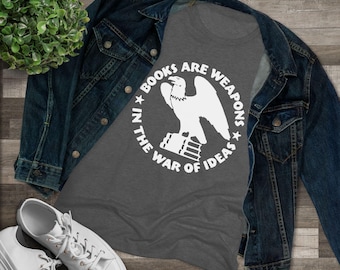 Books Are Weapons Women's Tee | The Brooklyn Public Library At War