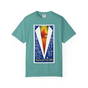 United for Victory T-Shirt | WWII V for Victory image 15