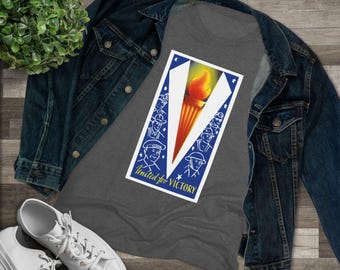 United for Victory Women's Tee | WWII V for Victory