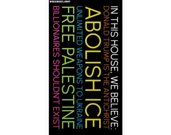 The No Kings Platform | 'We Believe' 2025 Vinyl Decal
