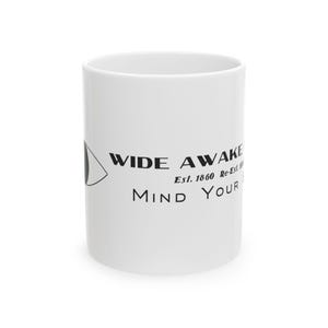 Art Deco Wide Awakes Ceramic Mug, Vintage Style Coffee Cup, Retro Mug Gift, Historical Movement Tea Mug, Anachronistic Kitchen Decor