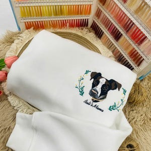 Personalisierter Hunde Hoodie mit Haustierfoto + Name Personalisierter Hund Hoodie Personalisierter Hund Personalisierter Hund Personalisiertes Sweatshirt