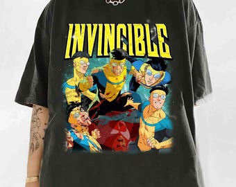 Limited Comfort Colors Invincible Mark Superhero Tee, Comic Book Bootleg Fan Sweatshirt, Gift For Women and Man Unisex T-Shirt