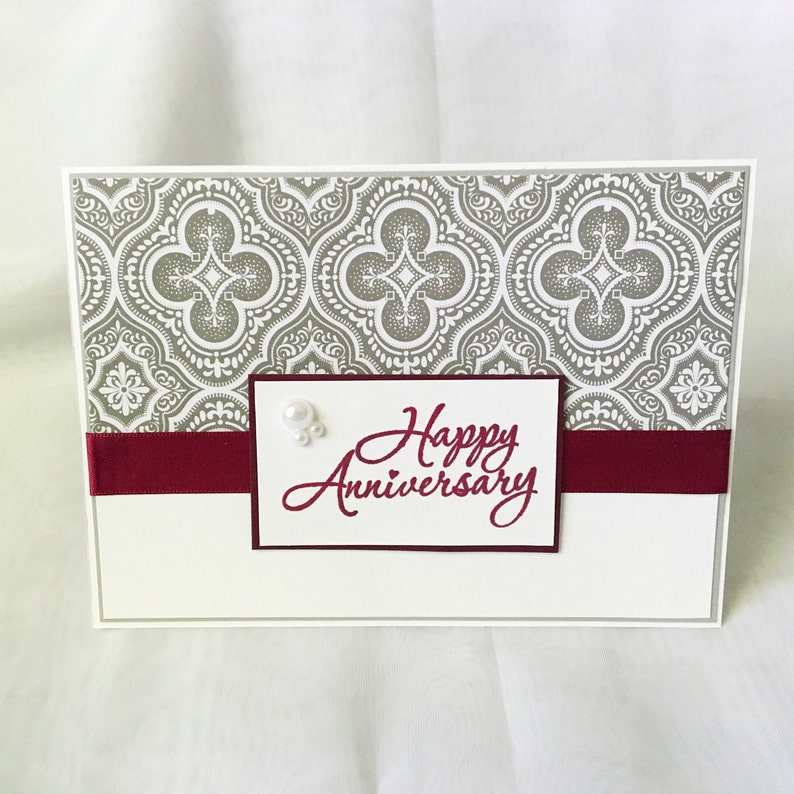 Fancy Elegant Anniversary card