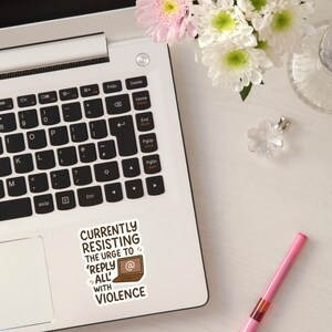 Office Humor Kiss-Cut Vinyl Decals, Funny Laptop Stickers, Hilarious Gifts for Colleagues, Work Decor, Motivation Wall Art