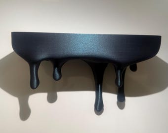 Dripping wall shelf, liquid-look shelf, wall shelf, gift idea, decoration, gamer decoration, collector's item, wall decor, Tonie figure shelf, Tonies shelf