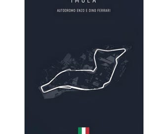 Plakat z torem wyścigowym F1 – samoprzylepny wydruk artystyczny na ścianę | Wodoodporna minimalistyczna dekoracja do sypialni, biura, baru – dostępnych 10 torów