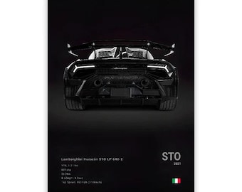 Supercar Canvas Wall Art – Nowoczesne plakaty bez ram do wystroju domu, garażu, biura. (Porsche, Bugatti, Lamborghini, Mercedes, BMW, Maserati)