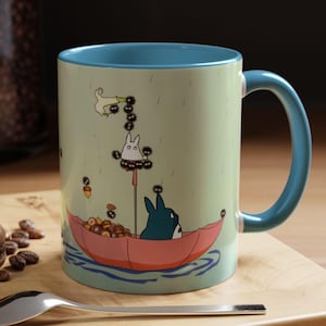 Forest Spirit Mug, Inspired by My Neighbor Totoro, Studio Ghibli Inspired Gift