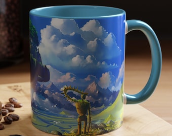 Castle in the Sky Mug: Ghibli Anime Ceramic Coffee Cup
