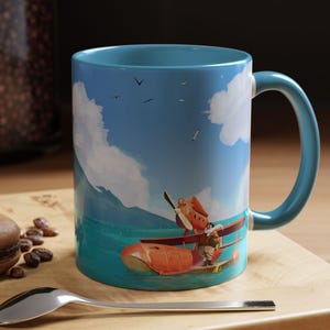 紅の豚 マグカップ | ジブリアニメ セラミックカップ | スタジオファンアート コーヒーマグ | 食器洗い機・電子レンジ対応