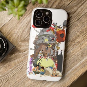 Ghibli Inspired Phone Case | Cute Anime Character Case |Soft and Durable  Compatible with iPhone & Samsung