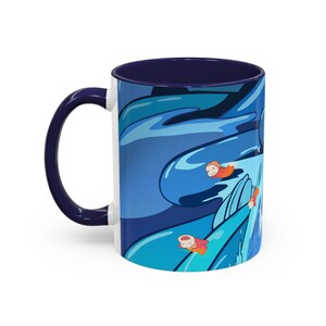 Kawaii Ponyo Inspired Mug | Ghibli Anime Ceramic Cup | Studio Fan Art Coffee Mug image 12