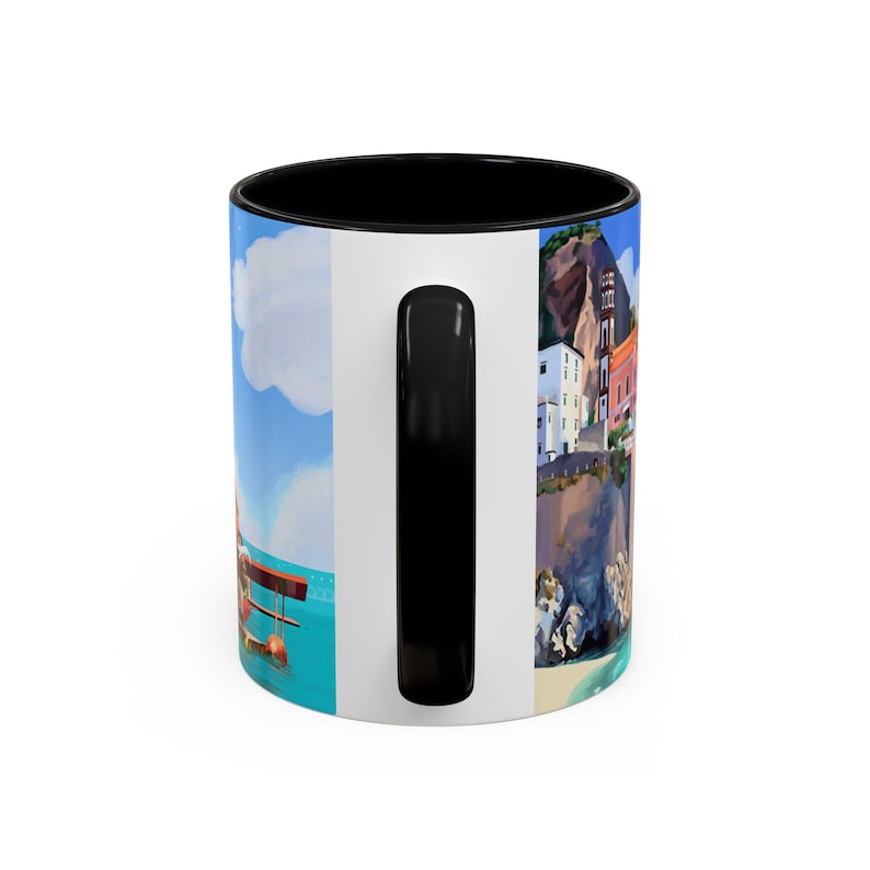 Porco Rosso Inspired Mug | Ghibli Anime Ceramic Cup | Studio Fan Art Coffee Mug | Dishwasher & Microwave Safe image 9