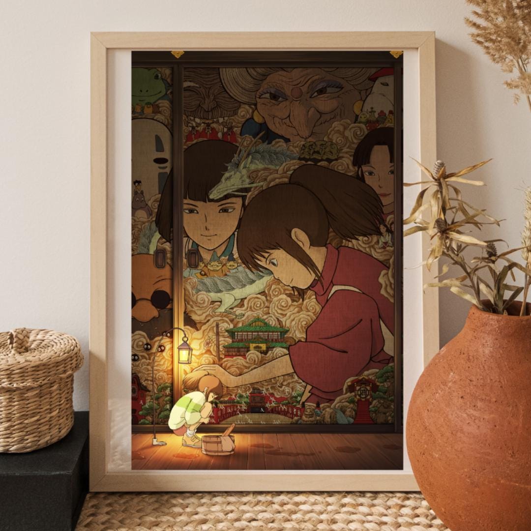 Spirited away poster - Etsy 日本