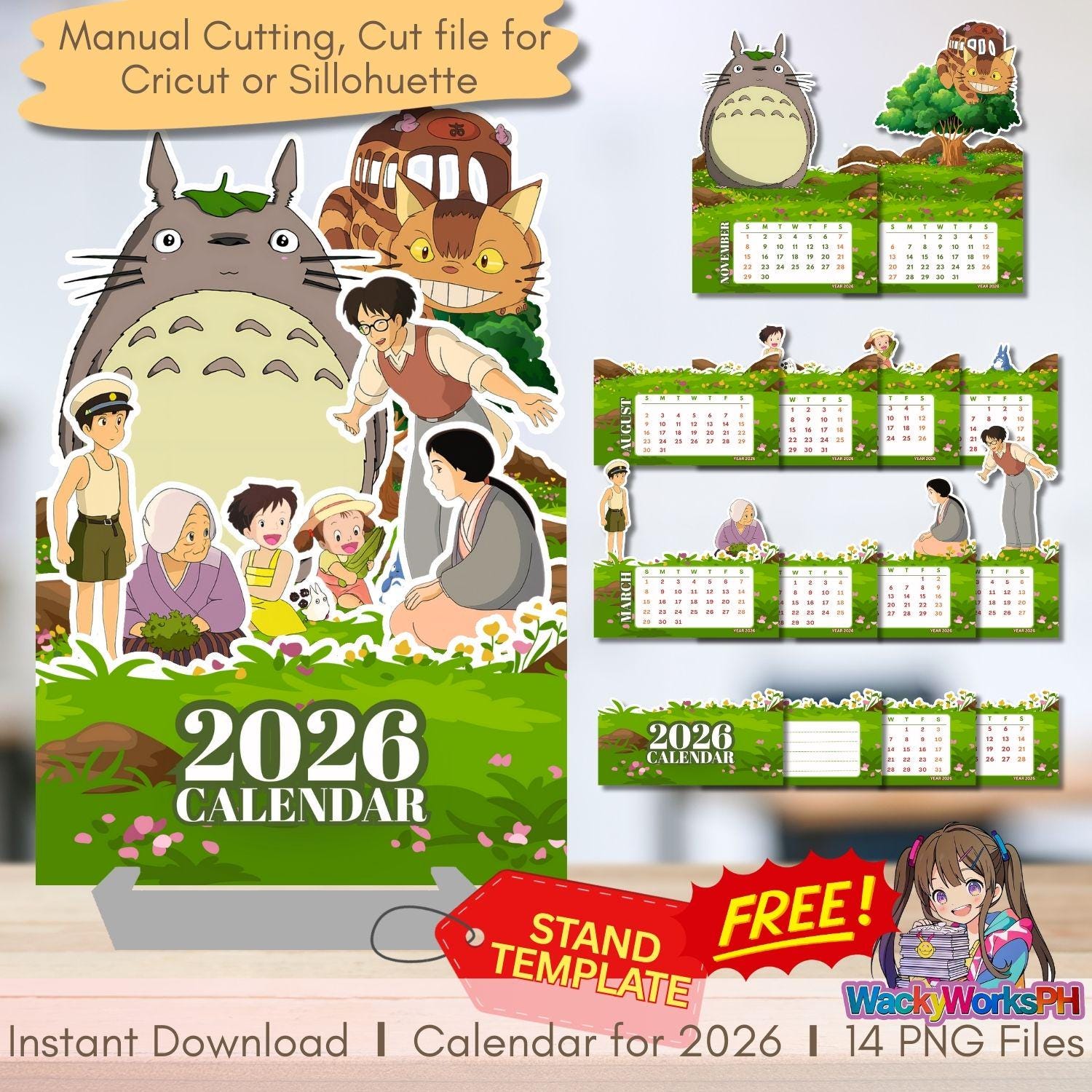Ghibli calendar - Etsy 日本
