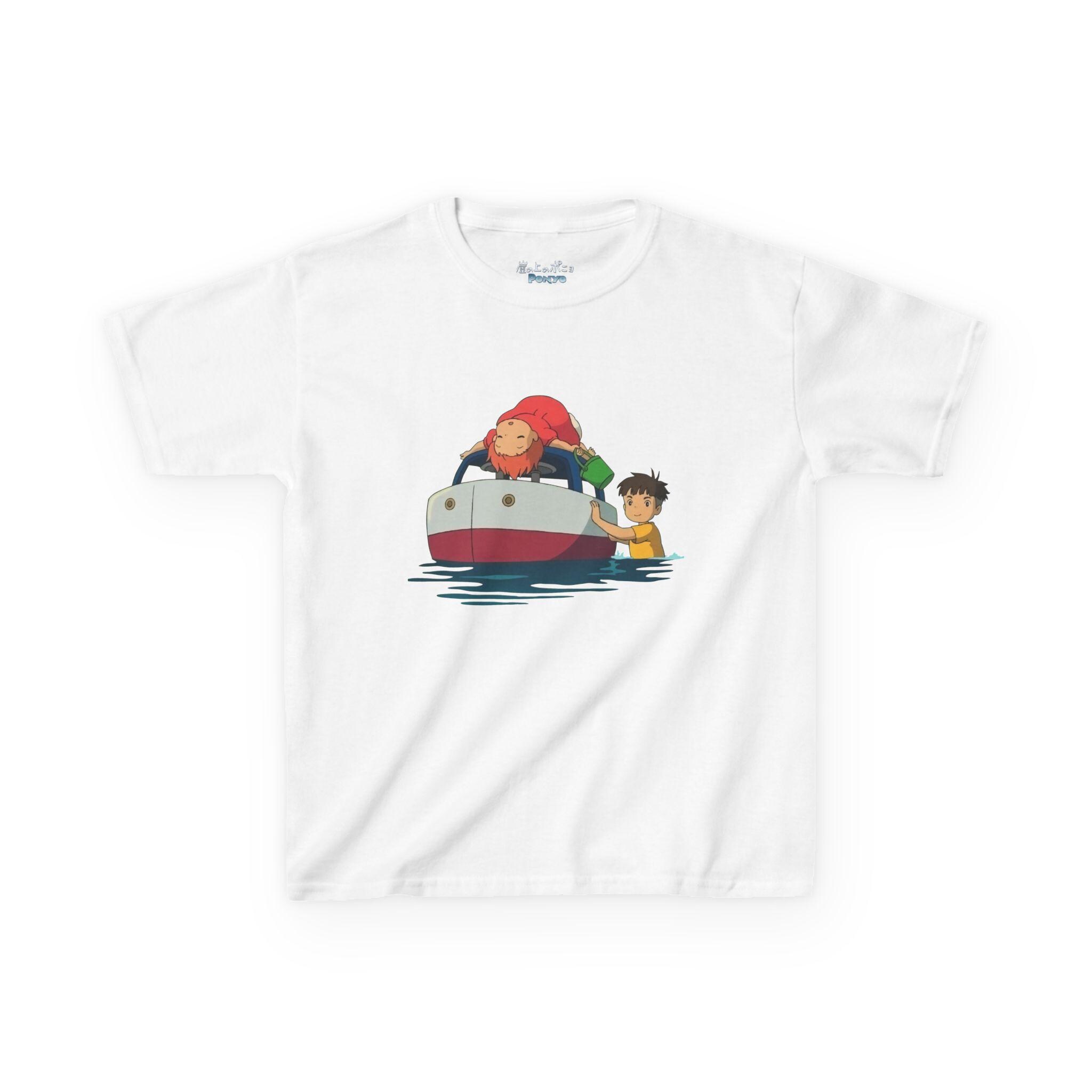 Kawaii Ponyo Kids T-shirt: Studio Ghibli Anime Graphic Tee - Etsy