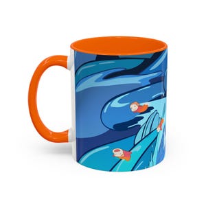 Kawaii Ponyo Inspired Mug | Ghibli Anime Ceramic Cup | Studio Fan Art Coffee Mug image 5
