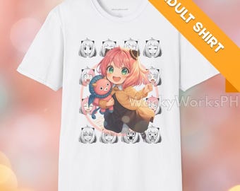 Spy x Family Inspired T-Shirt | Anya Forger Manga Tee | Cute Anime Unisex Top