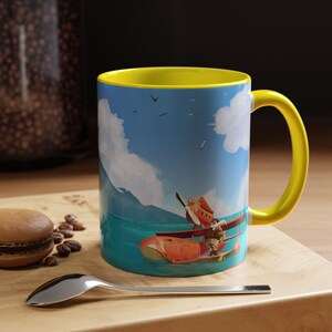 Porco Rosso Inspired Mug | Ghibli Anime Ceramic Cup | Studio Fan Art Coffee Mug | Dishwasher & Microwave Safe image 5