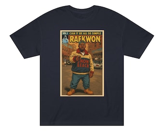 Raekwon Can it be so Simple Retro Rap T-Shirt, Hip Hop Classic Tee, Music Lover Gift, Vintage Style Unisex Tee, Streetwear, 90&#39;s Hip Hop